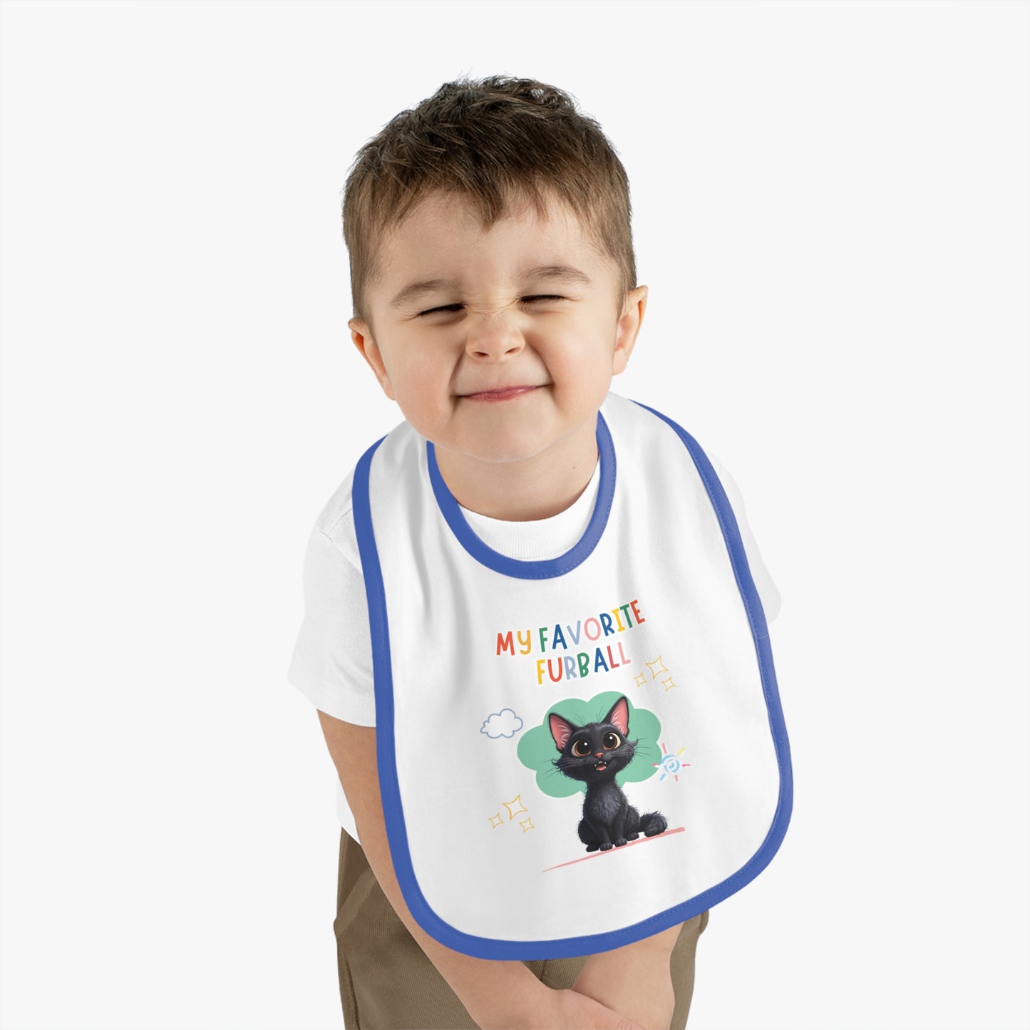 LaPerm Favorite Furball Baby Bib