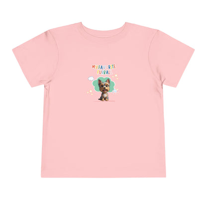 Yorkie Favorite Furball Toddler Tee