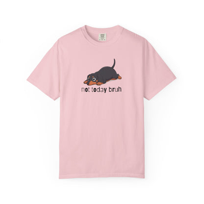 Dacshund Not Today Bruh T-Shirt