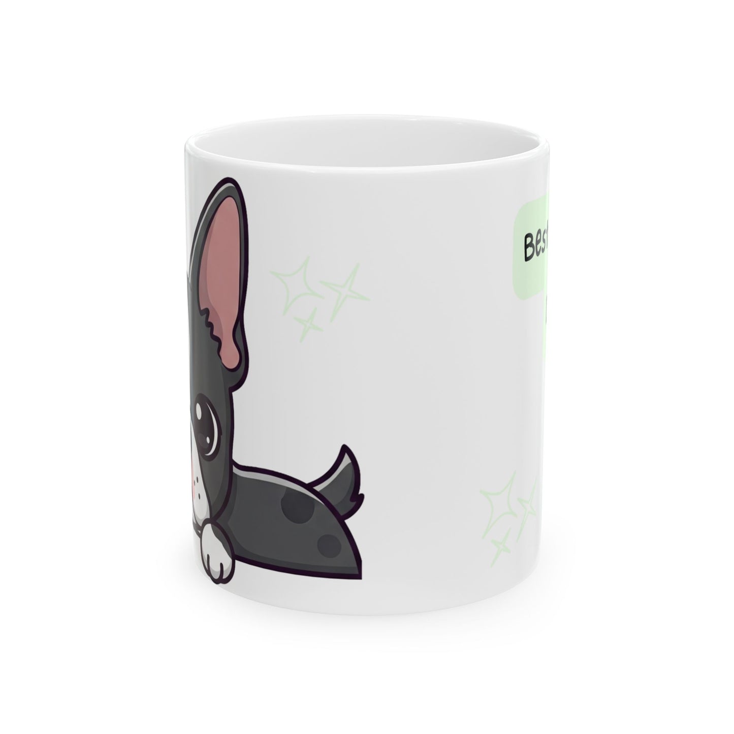 French Bulldog Peek-a-Boo Mug | Best Frenchie Daddy Gift