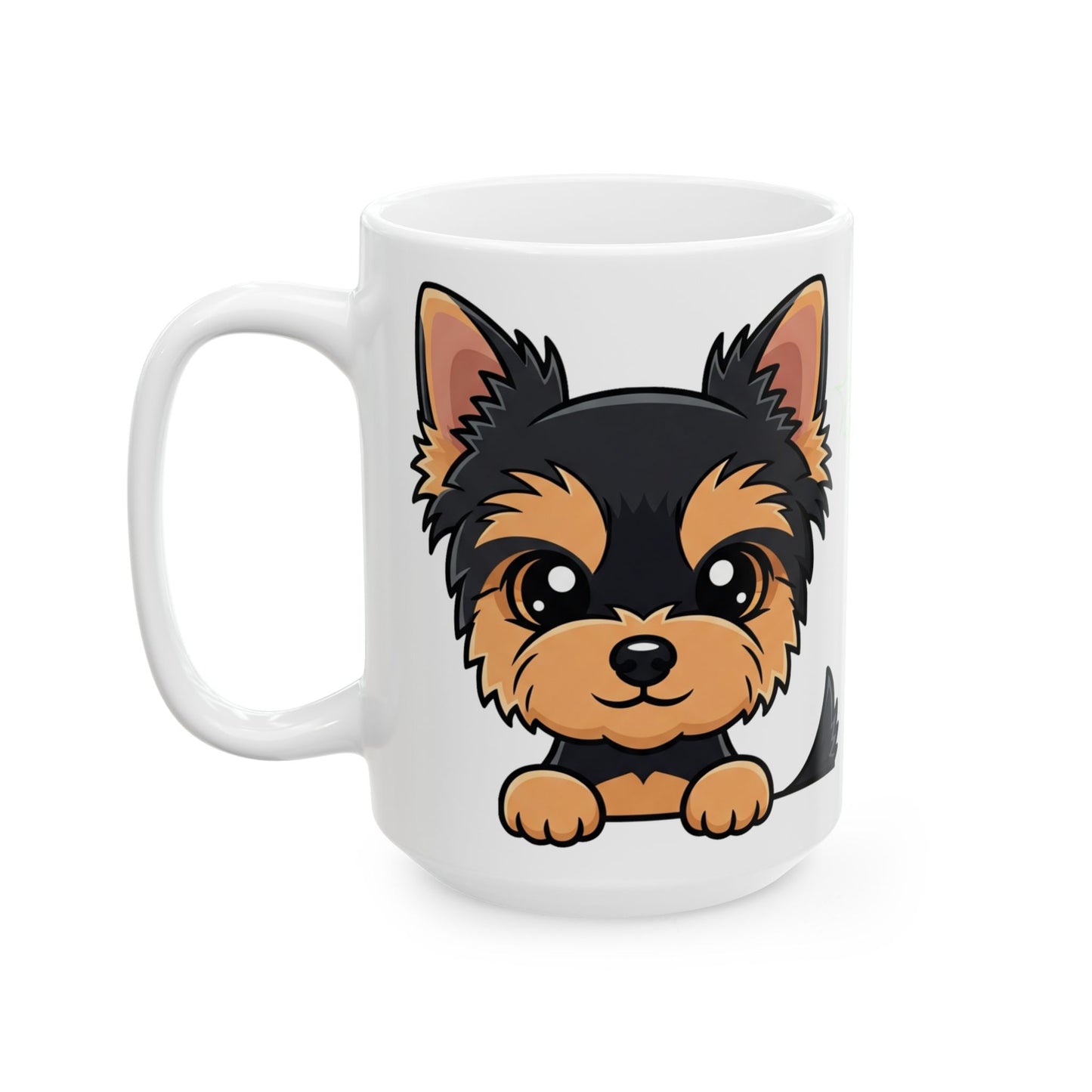 Yorkshire Terrier Peek-a-Boo Mug | Best Yorkie Daddy Gift