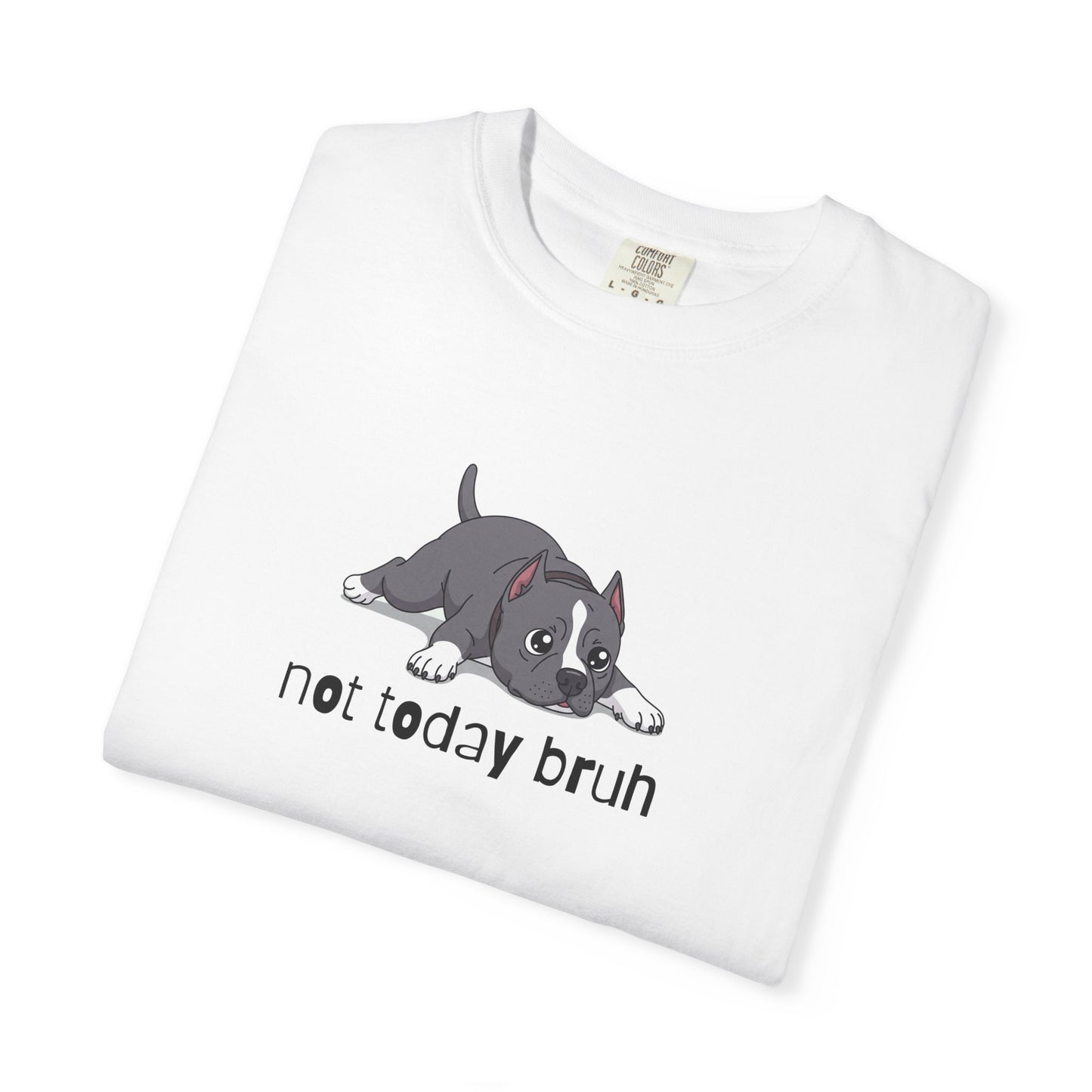 Staffy Not Today Bruh T-Shirt