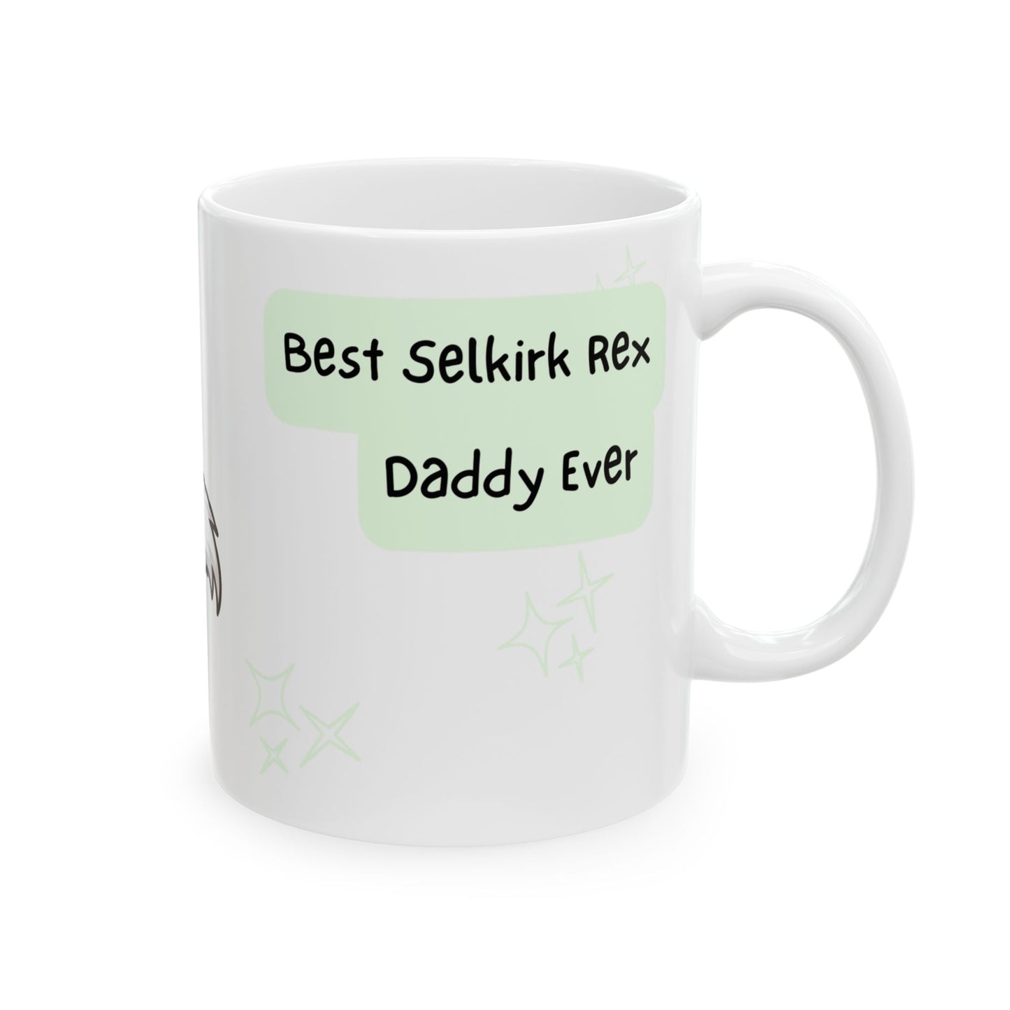 Selkirk Rex Peek-a-Boo Mug | Best Selkirk Rex Daddy Gift