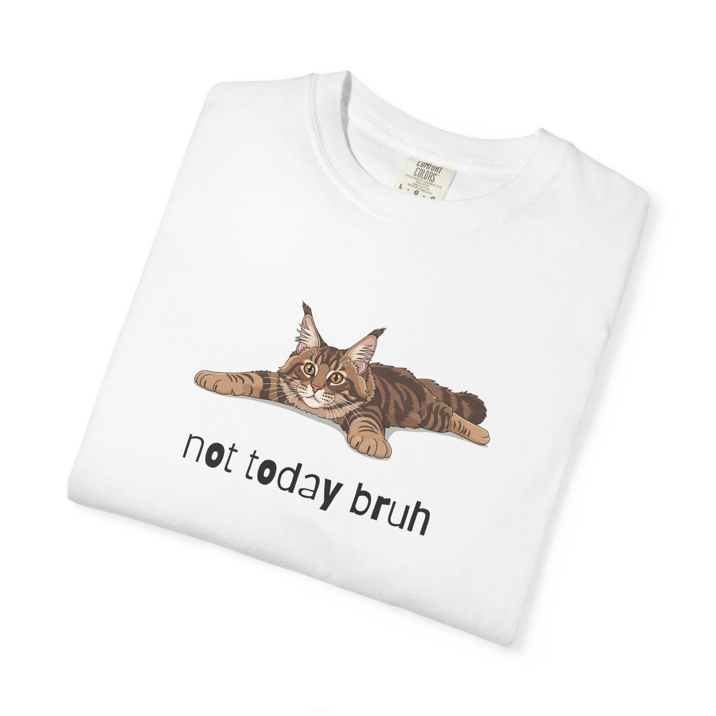 Maine Coon Not Today Bruh T-Shirt
