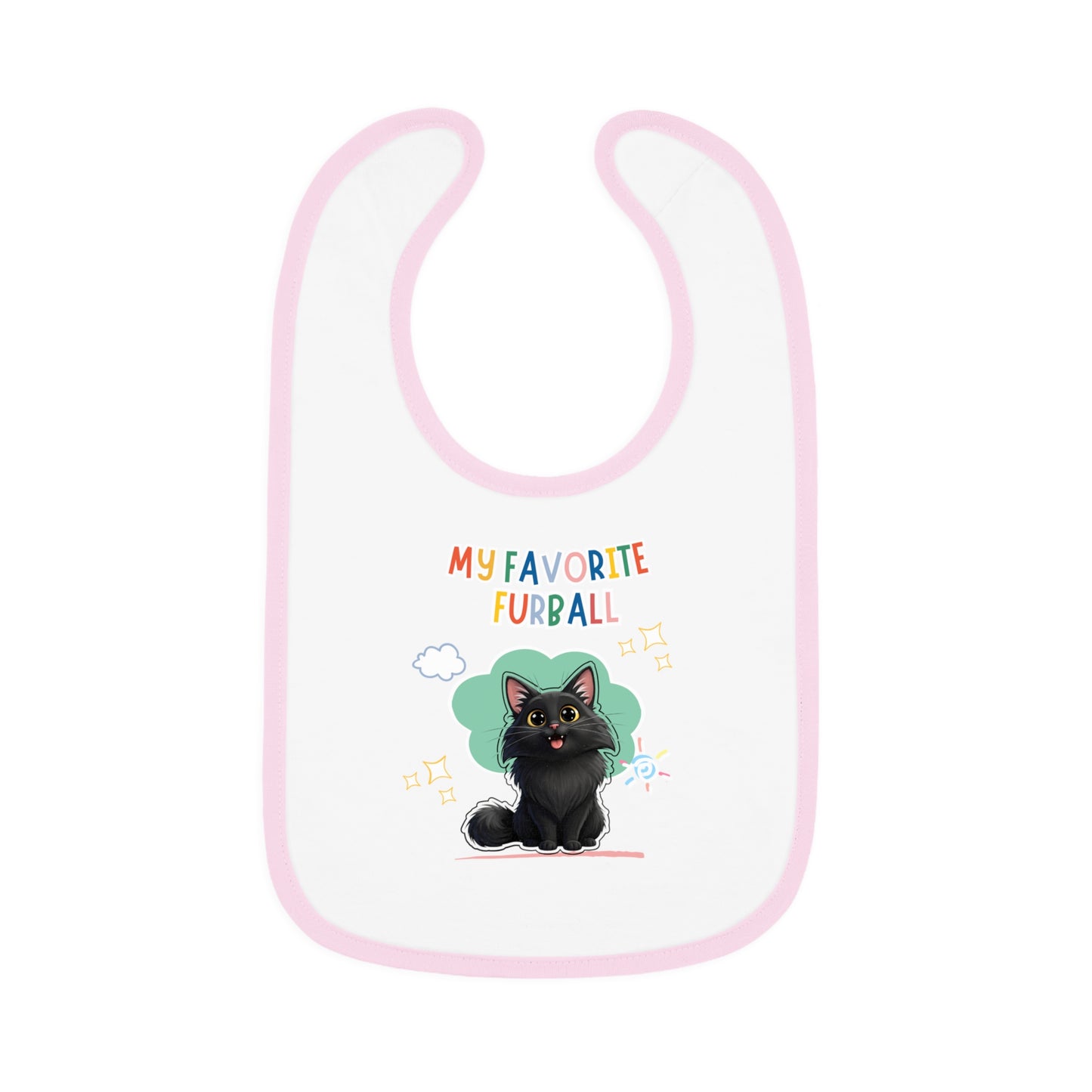 Norwegian Forest Favorite Furball Baby Bib