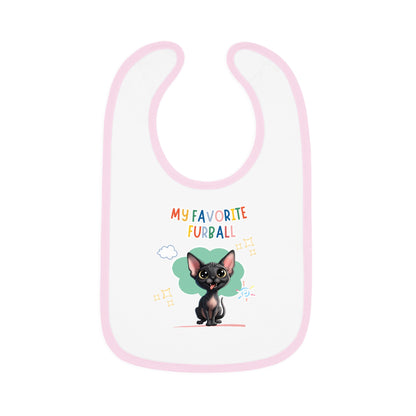 Sphynx Cat Favorite Furball Baby Bib