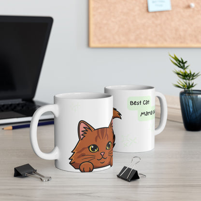 Cat Peek-a-Boo Mug | Best Cat Mama Gift