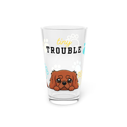 Cavalier Tiny Trouble Pint Glass