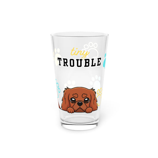 Cavalier Tiny Trouble Pint Glass