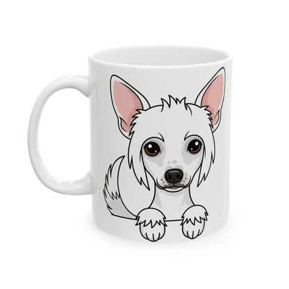 Chinese Crested Peek-a-Boo Mug | Best Chinese Crested Daddy Gift