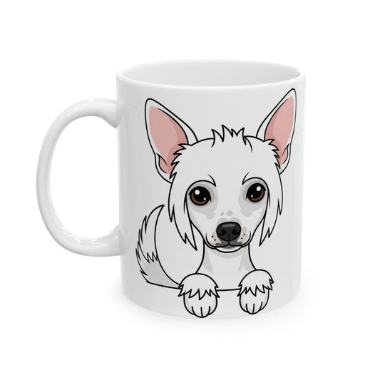 Chinese Crested Peek-a-Boo Mug | Best Chinese Crested Daddy Gift