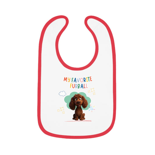 Spaniel Favorite Furball Baby Bib