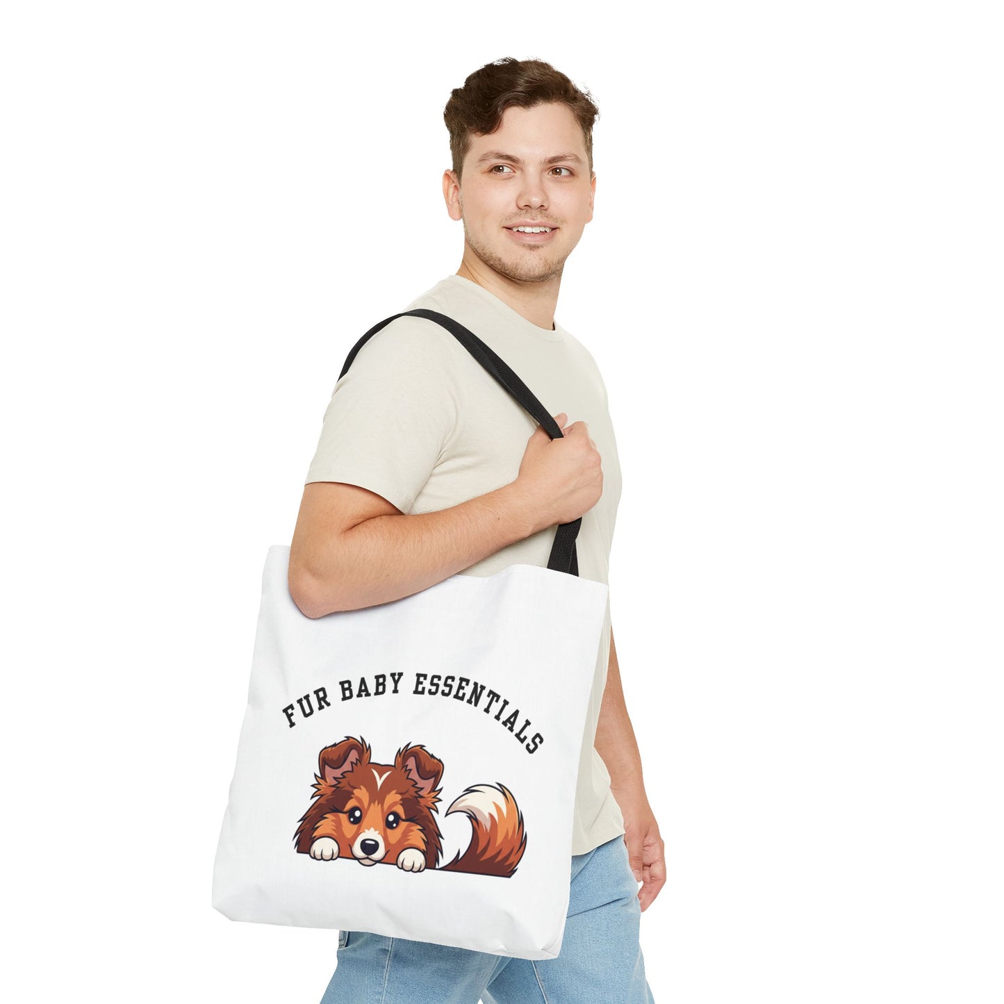 Sheltie FurBaby Tote Bag