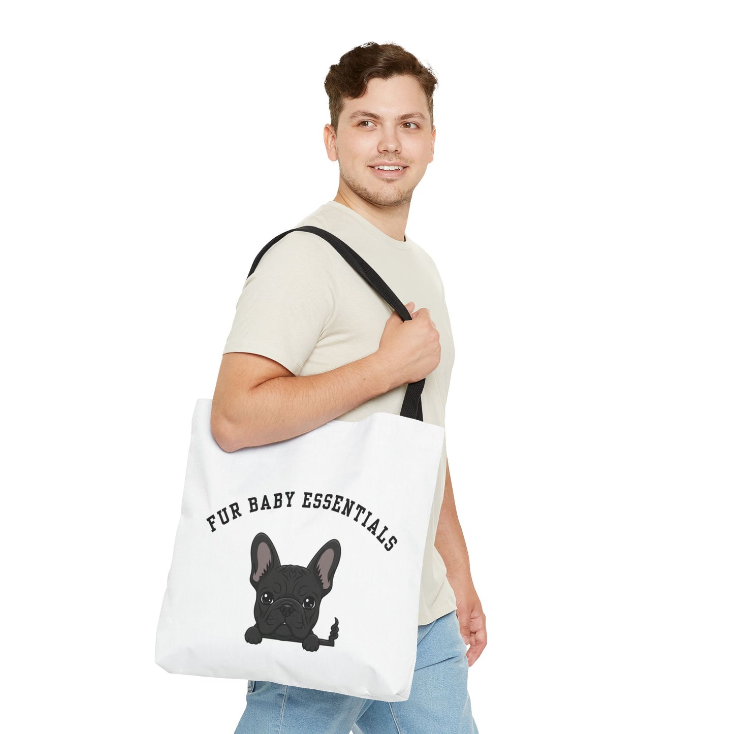Frenchie FurBaby Tote Bag
