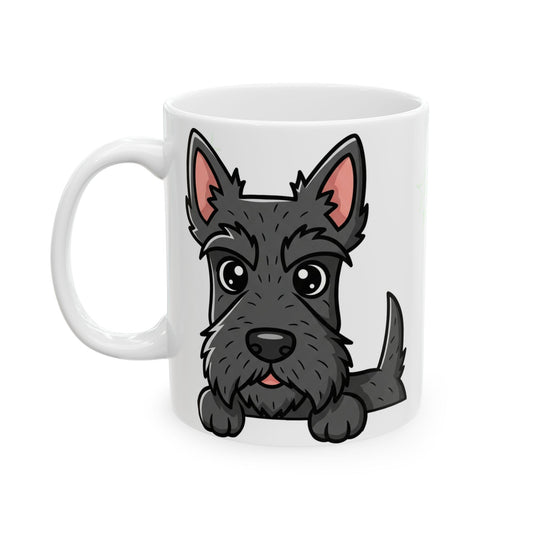 Scottish Terrier Peek-a-Boo Mug | Best Scottie Mama Gift