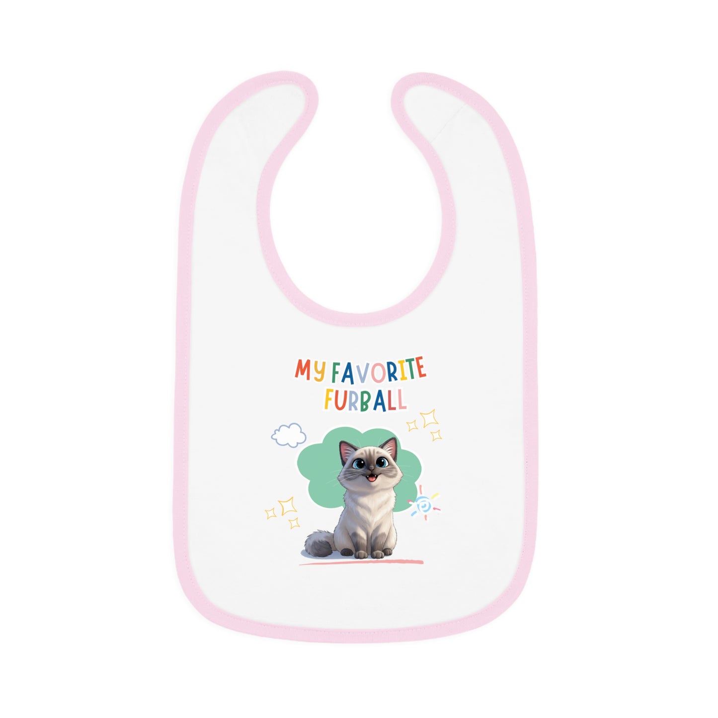 Ragdoll Favorite Furball Baby Bib