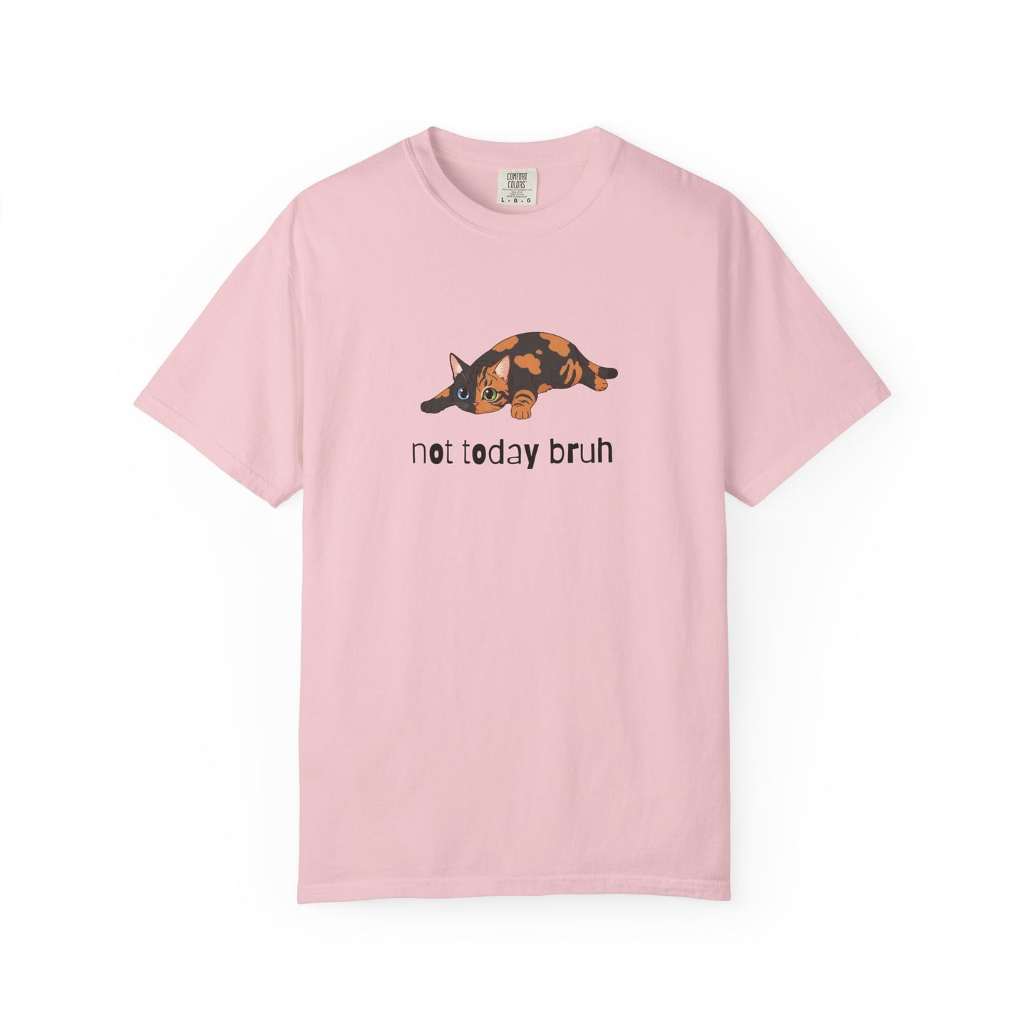 Short hair chimera cat Not Today Bruh T-Shirt