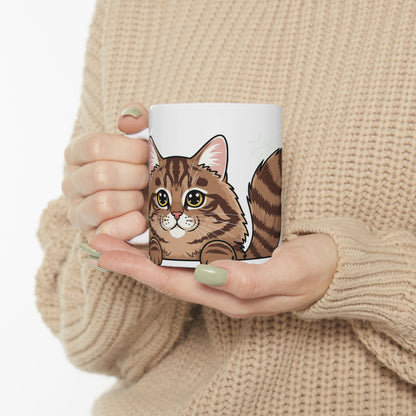Siberian Peek-a-Boo Mug | Best Siberian Daddy Gift