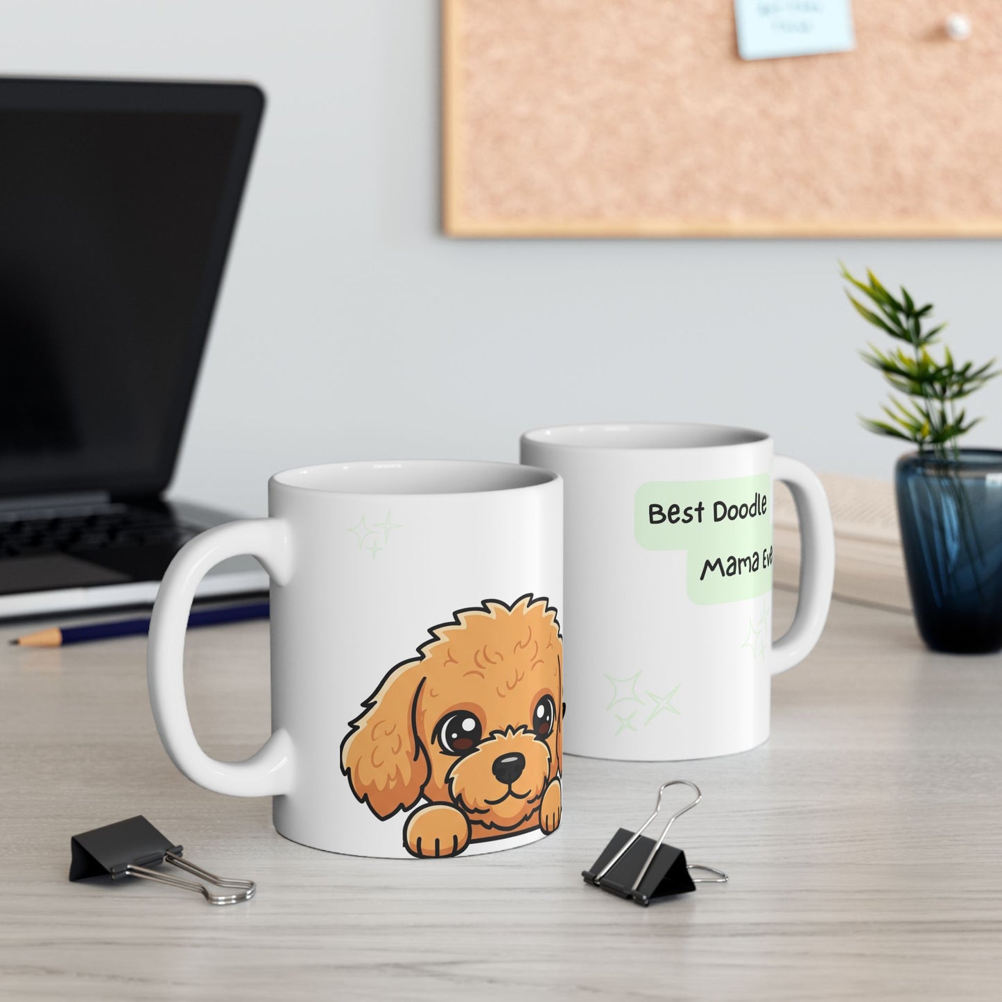 Doodle Peek-a-Boo Mug | Best Doodle Mama Gift