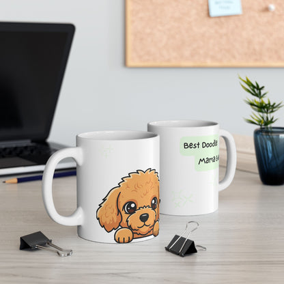 Doodle Peek-a-Boo Mug | Best Doodle Mama Gift
