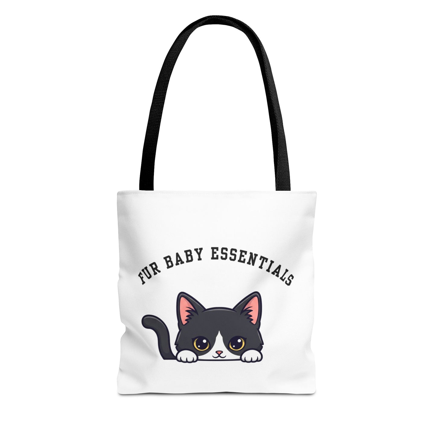 Short hair tuxedo cat FurBaby Tote Bag