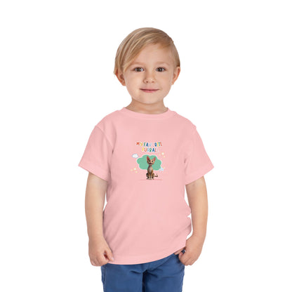 Devon Rex Favorite Furball Toddler Tee