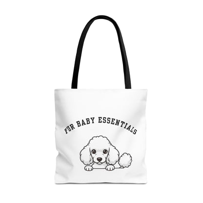 Poodle FurBaby Tote Bag