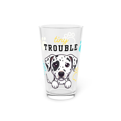 Dalmation Tiny Trouble Pint Glass