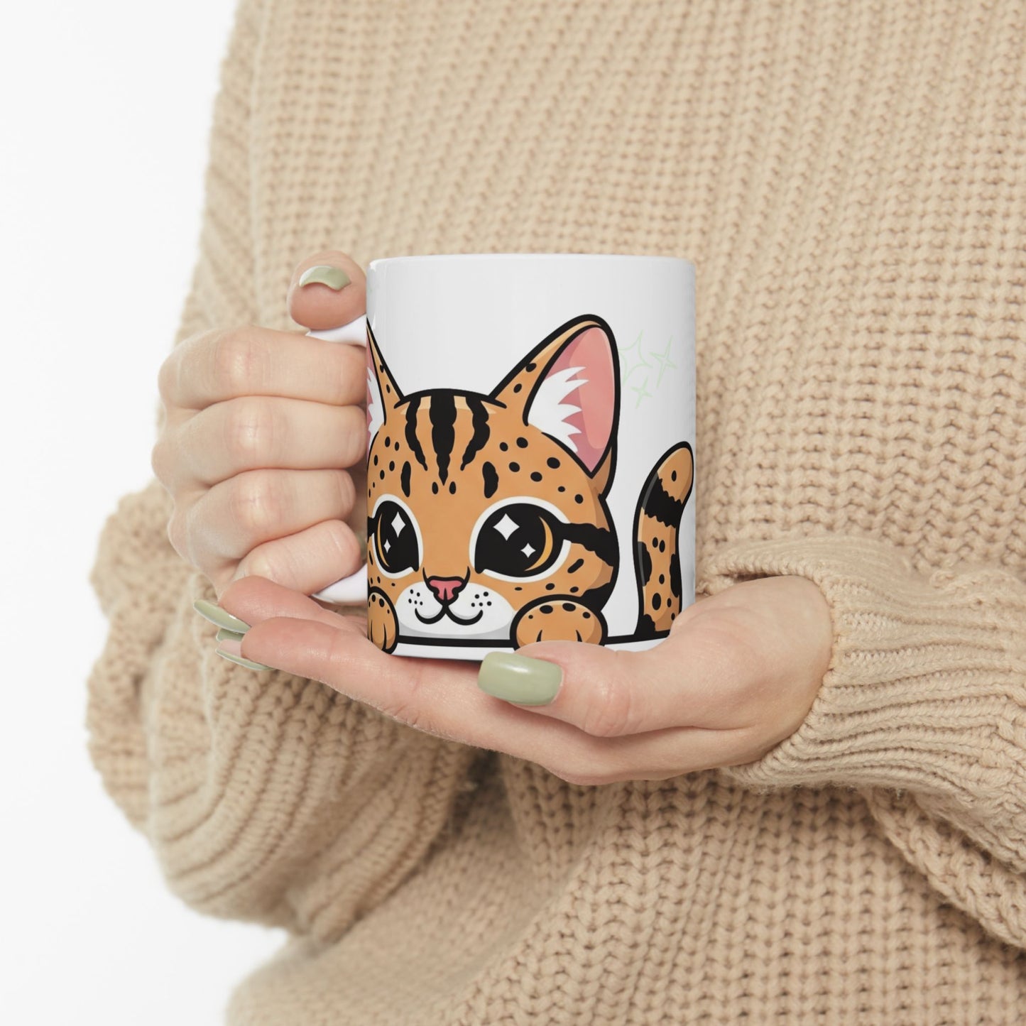 Ocicat Peek-a-Boo Mug | Best Ocicat Mama Gift