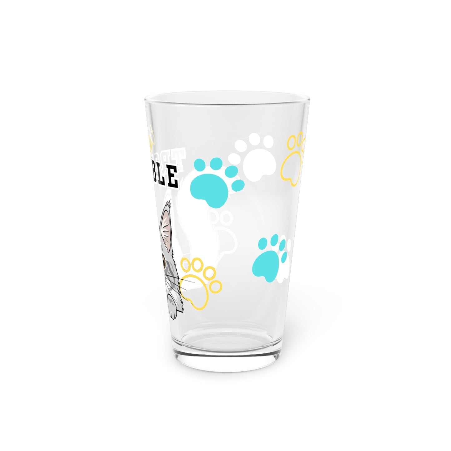 Maine Coon Tiny Trouble Pint Glass