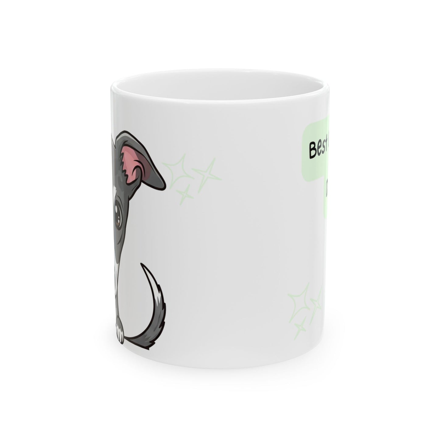 Greyhound Peek-a-Boo Mug | Best Greyhound Daddy Gift