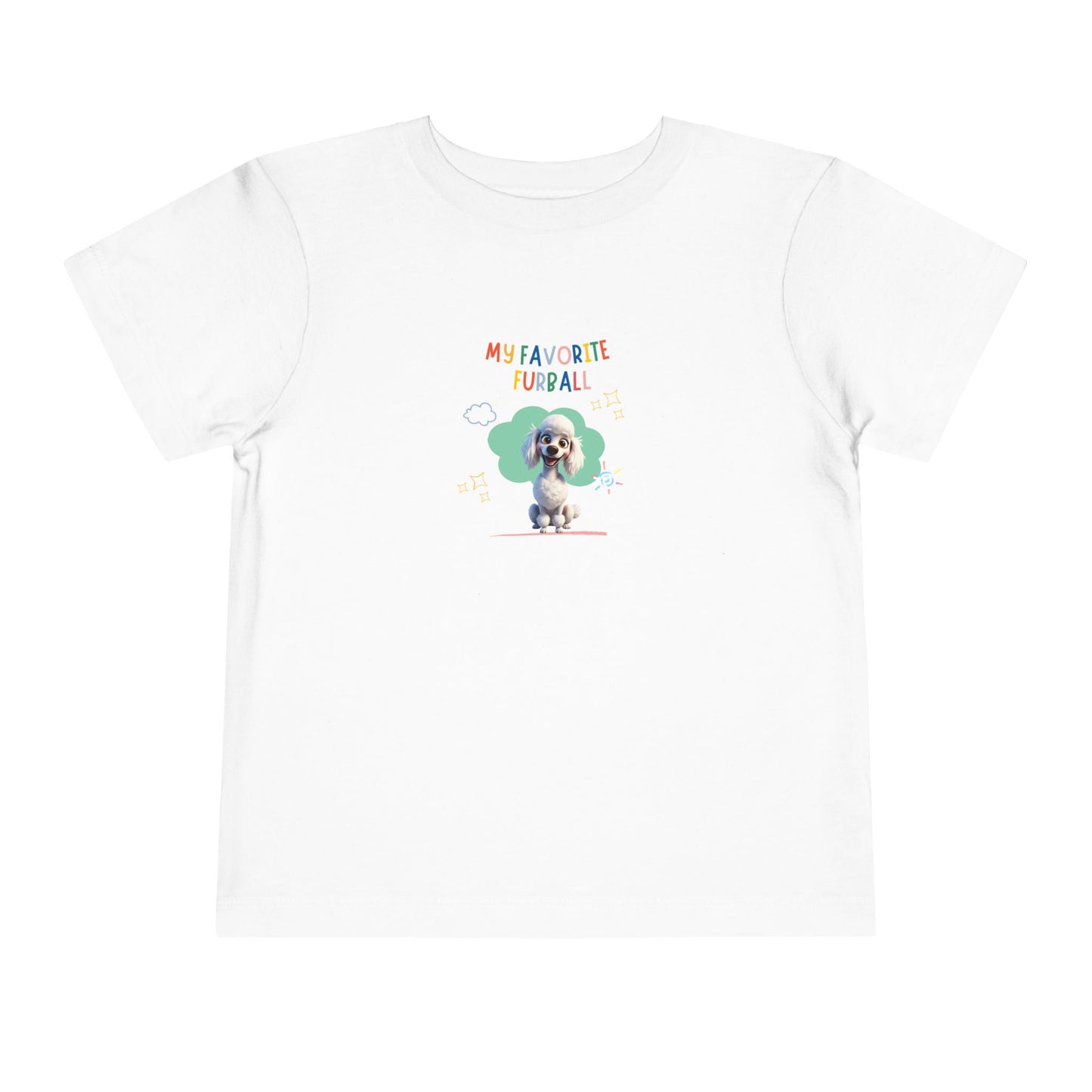 Poodle Favorite Furball Toddler Tee