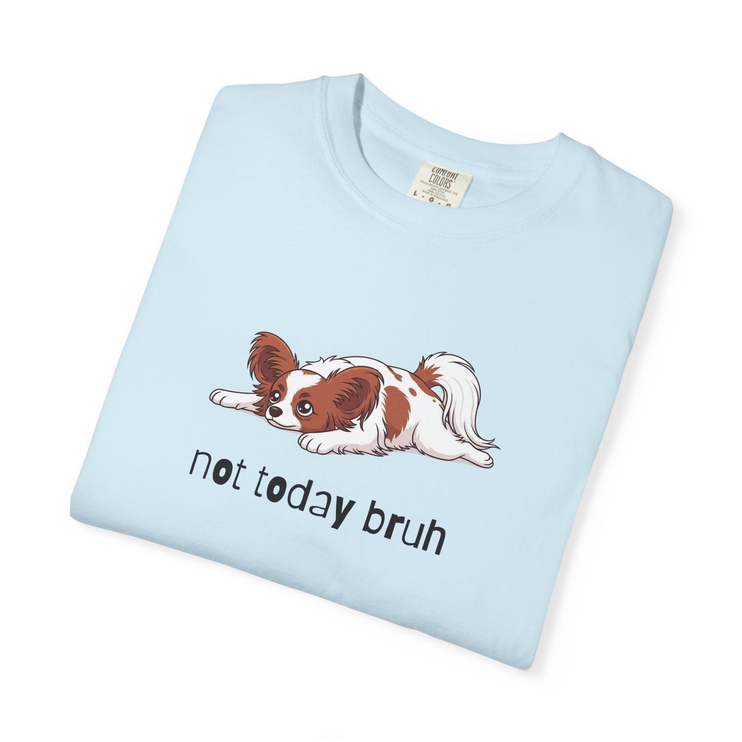 Papillon Not Today Bruh T-Shirt