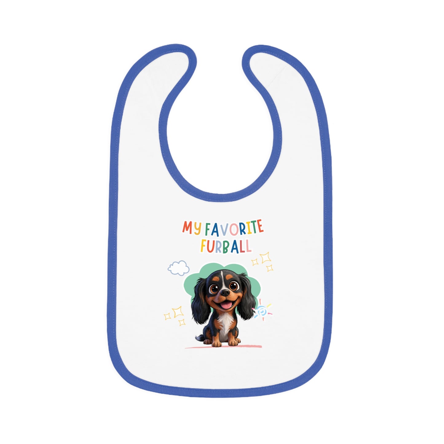 Cavalier Favorite Furball Baby Bib
