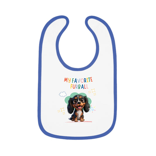 Cavalier Favorite Furball Baby Bib