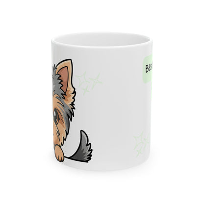 Yorkshire Terrier Peek-a-Boo Mug | Best Yorkie Daddy Gift
