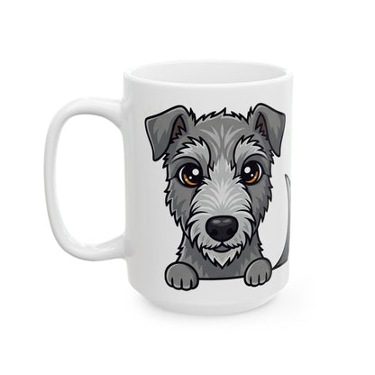 Scottish Deerhound Peek-a-Boo Mug | Best Scottish Deerhound Mama Gift