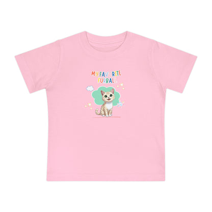 Short hair cream cat Favorite Furball Baby Tee