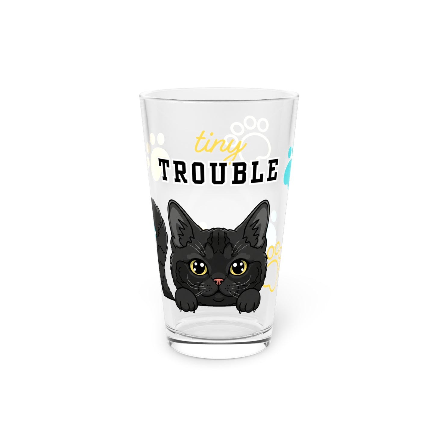 Selkirk Rex Tiny Trouble Pint Glass