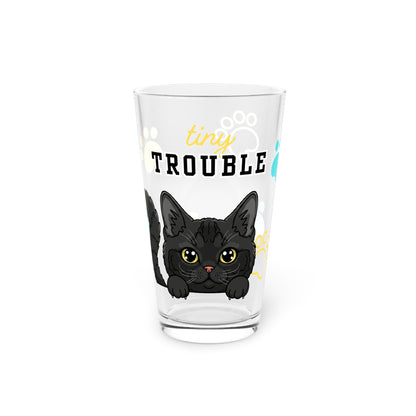 Selkirk Rex Tiny Trouble Pint Glass