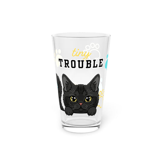 Selkirk Rex Tiny Trouble Pint Glass