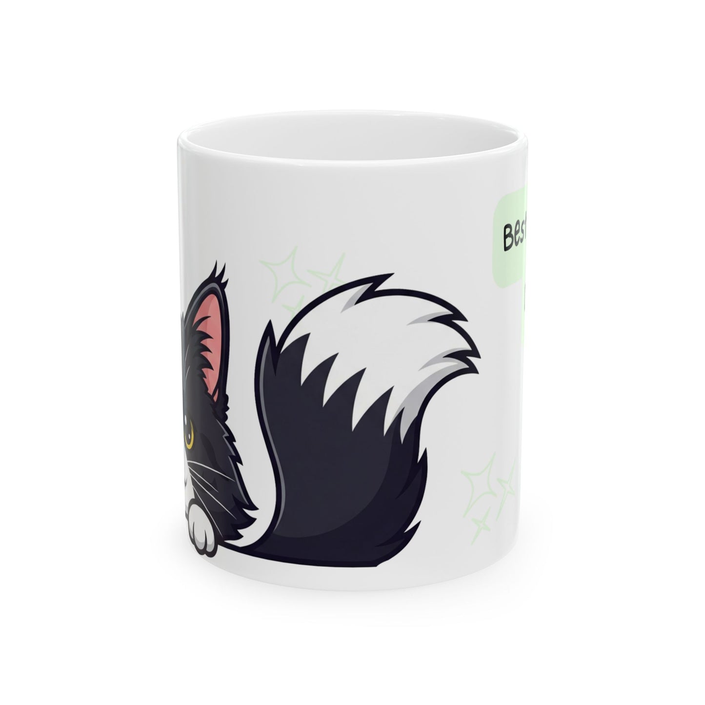 Cat Peek-a-Boo Mug | Best Cat Daddy Gift