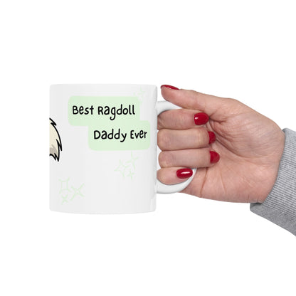 Ragdoll Peek-a-Boo Mug | Best Ragdoll Daddy Gift