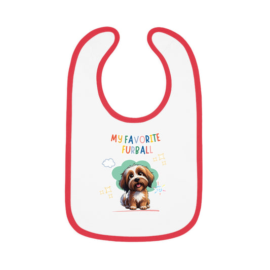 Tibetan Terrier Favorite Furball Baby Bib