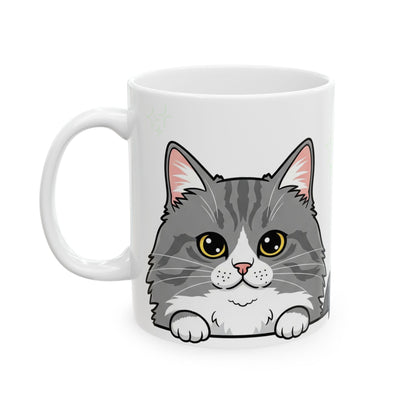 Cat Peek-a-Boo Mug | Best Cat Mama Gift