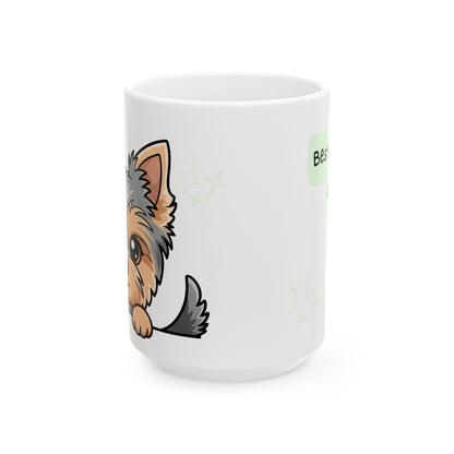Yorkshire Terrier Peek-a-Boo Mug | Best Yorkie Daddy Gift