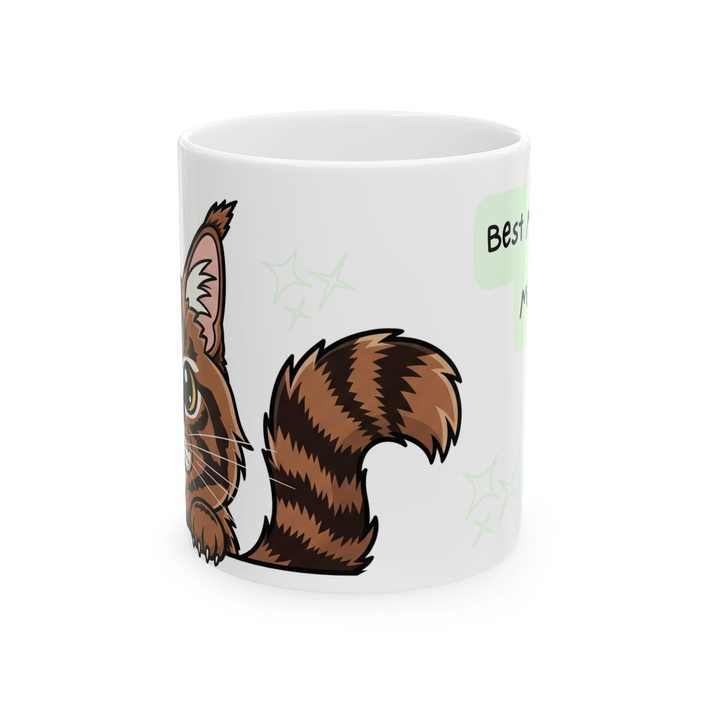 Maine Coon Peek-a-Boo Mug | Best Maine Coon Mama Gift