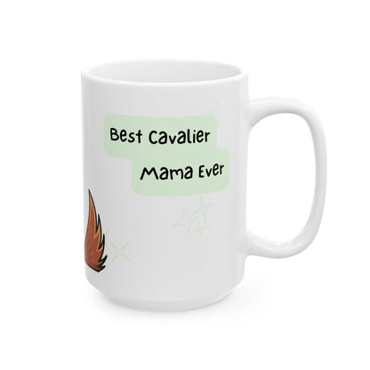 Cavalier King Charles Spaniel Peek-a-Boo Mug | Best Cavalier Mama Gift