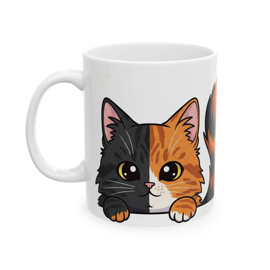 Cat Peek-a-Boo Mug | Best Cat Daddy Gift