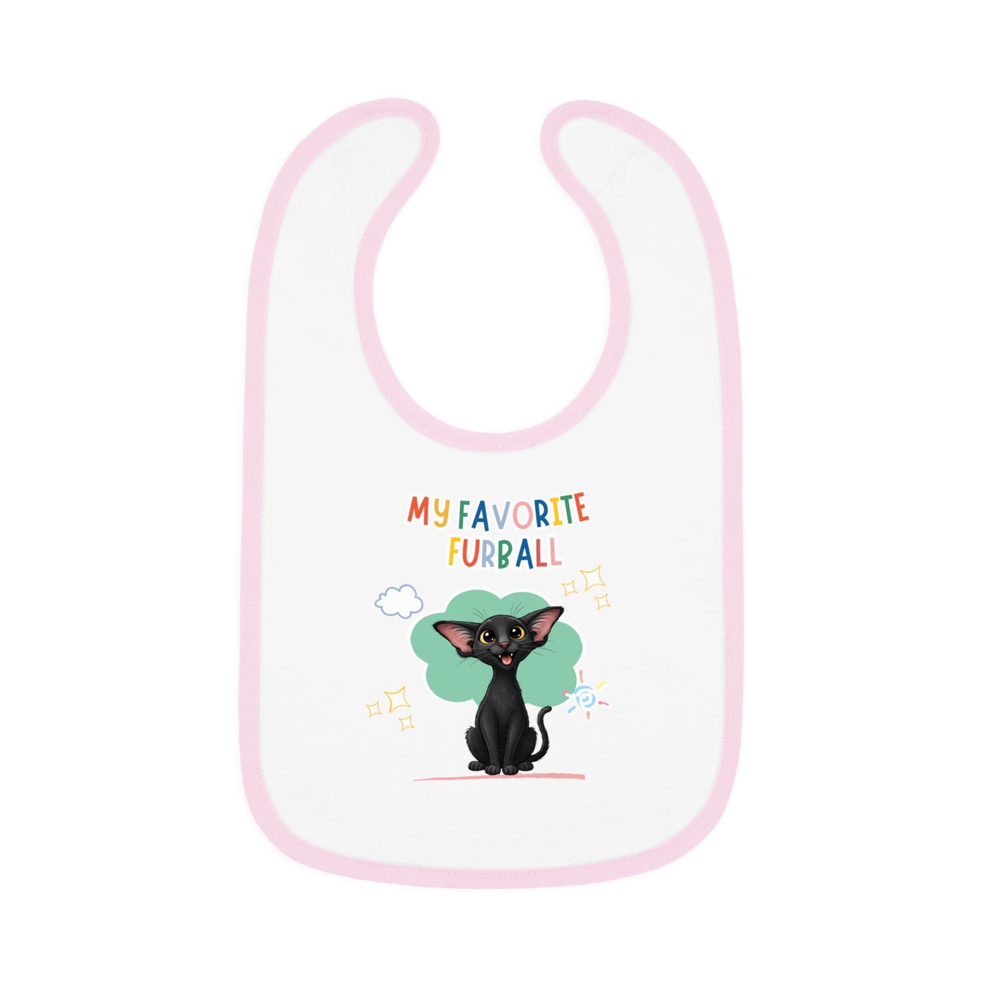 Oriental Shorthair Cat Favorite Furball Baby Bib